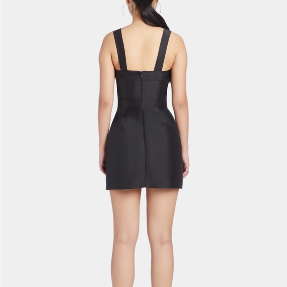 Amanda Uprichard Archie Dress in Black Nylon Large - Picture 8 of 8